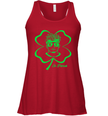 St Patrick's day Patrick Mahomes Kansas City Chiefs Racerback Tank - kambletee
