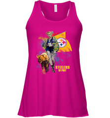 Harley Quinn Pittsburgh Steelers Of Prey Racerback Tank - kambletee
