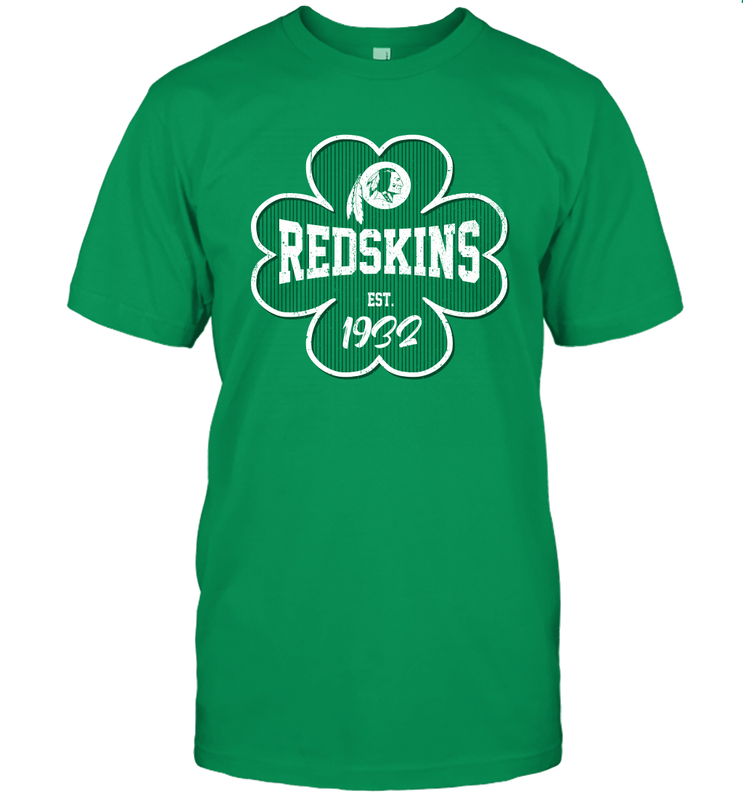 Patrick's Day Shamrock For Washington Redskins Fans Men's T-Shirt - kambletee