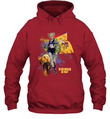 Harley Quinn Minnesota Vikings Of Prey Hoodie - kambletee