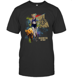 Harley Quinn New Orleans Saints Of Prey Men's T-Shirt - kambletee