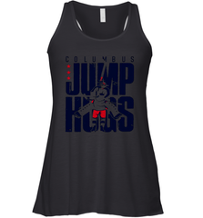 Columbus Jump Hugs Racerback Tank - kambletee