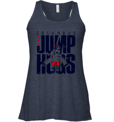 Columbus Jump Hugs Racerback Tank - kambletee