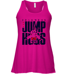 Columbus Jump Hugs Racerback Tank - kambletee