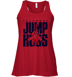 Columbus Jump Hugs Racerback Tank - kambletee