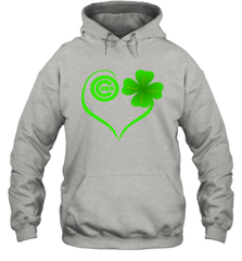 Chicago Cubs St Patrick's Day Heart Hoodie - kambletee