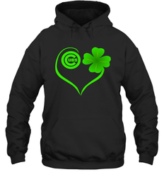 Chicago Cubs St Patrick's Day Heart Hoodie - kambletee