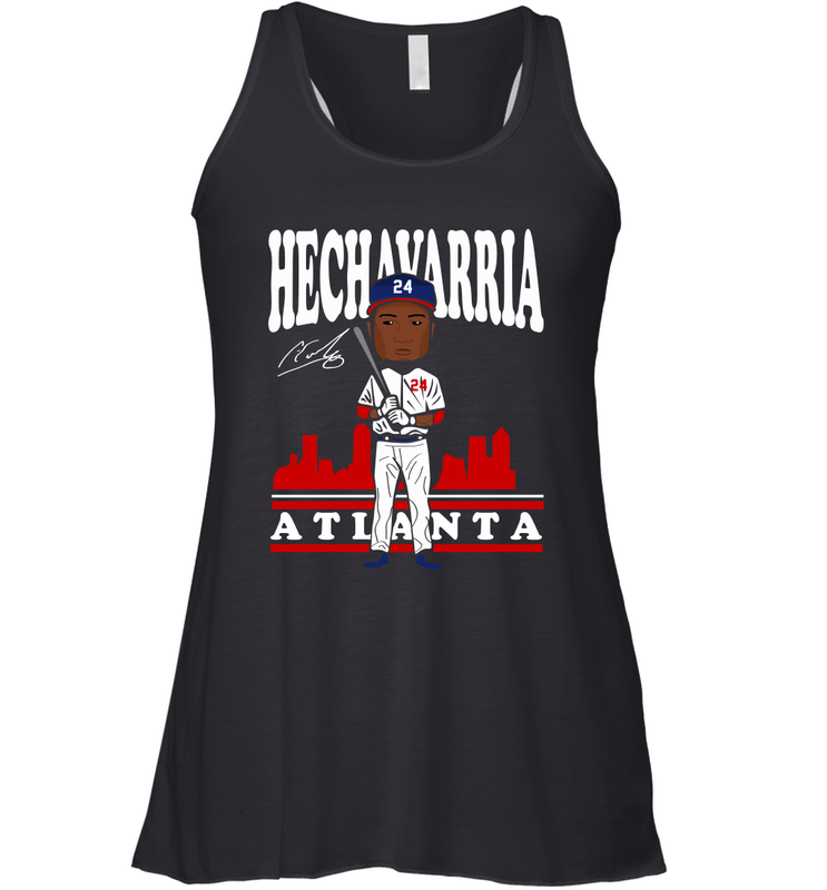 Adeiny Hechavarria toon Atlanta signature Racerback Tank - kambletee