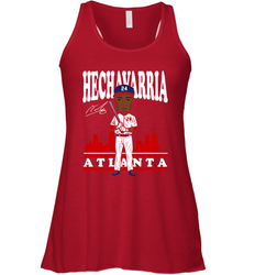 Adeiny Hechavarria toon Atlanta signature Racerback Tank - kambletee