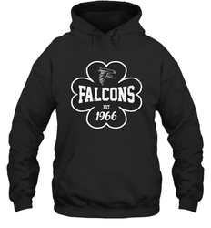 Patrick's Day Shamrock For Atlanta Falcons Fans Hoodie - kambletee