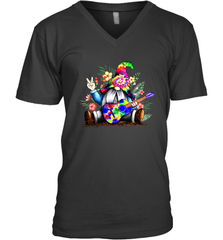 Gnome playing guitar St Patrick's Day Men's V-Neck - kambletee