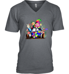 Gnome playing guitar St Patrick's Day Men's V-Neck - kambletee
