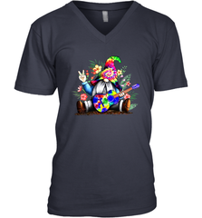 Gnome playing guitar St Patrick's Day Men's V-Neck - kambletee