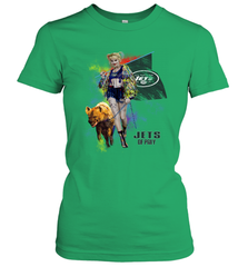 Harley Quinn New York Jets Of Prey Women's T-Shirt - kambletee