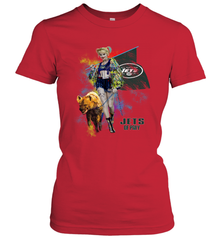 Harley Quinn New York Jets Of Prey Women's T-Shirt - kambletee