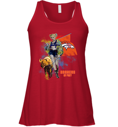 Harley Quinn Denver Broncos Of Prey Racerback Tank - kambletee