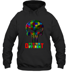 Skull it is ok to be different Hoodie - kambletee