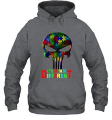 Skull it is ok to be different Hoodie - kambletee