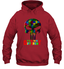 Skull it is ok to be different Hoodie - kambletee