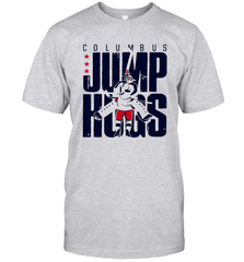 Columbus Jump Hugs Men's T-Shirt - kambletee