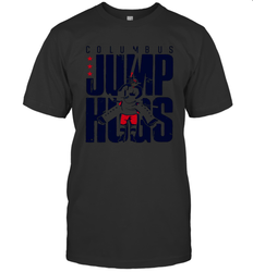 Columbus Jump Hugs Men's T-Shirt - kambletee