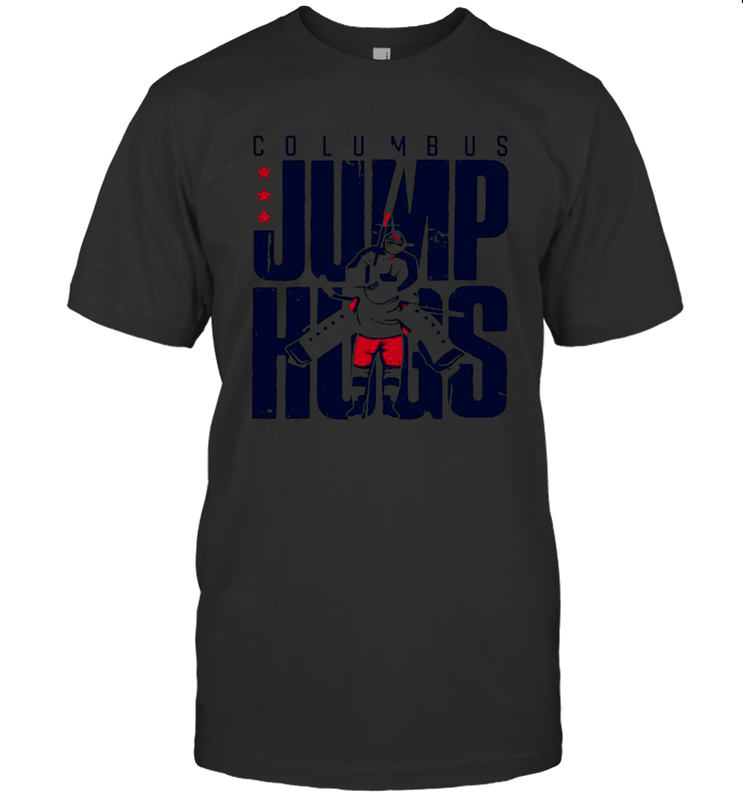Columbus Jump Hugs Men's T-Shirt - kambletee
