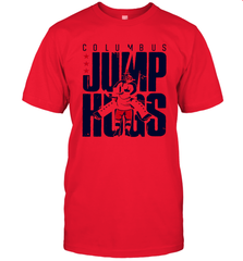 Columbus Jump Hugs Men's T-Shirt - kambletee