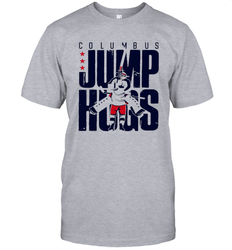 Columbus Jump Hugs Men's T-Shirt - kambletee