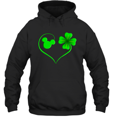Mickey mouse and four leaf clover St Patricks Day Hoodie - kambletee