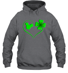 Mickey mouse and four leaf clover St Patricks Day Hoodie - kambletee