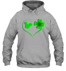 Mickey mouse and four leaf clover St Patricks Day Hoodie - kambletee