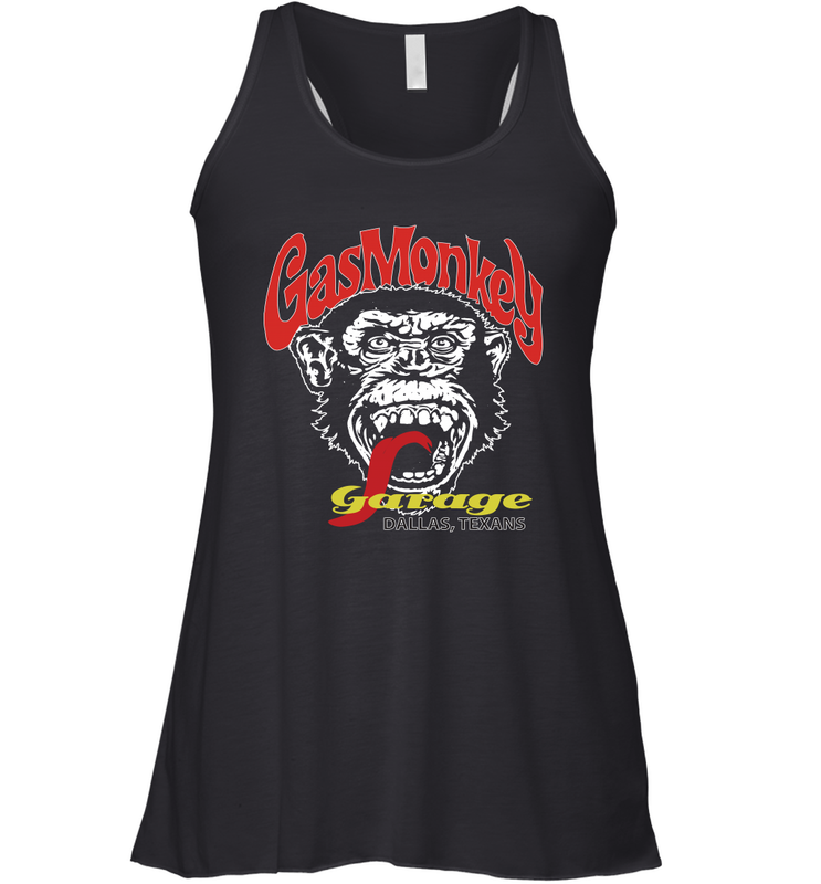 Official Gas Monkey Garage Dallas Texas Racerback Tank - kambletee