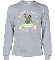 ONE CHUG LEPRECHAUN Long Sleeve T-Shirt - kambletee