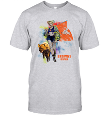 Harley Quinn Cleveland Browns Of Prey Men's T-Shirt - kambletee