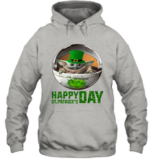 Baby Yoda Happy St Patrick's Day Hoodie - kambletee