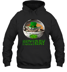 Baby Yoda Happy St Patrick's Day Hoodie - kambletee