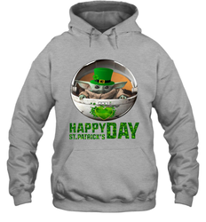 Baby Yoda Happy St Patrick's Day Hoodie - kambletee