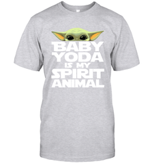 Baby Yoda Is My Spirit Animal Men's T-Shirt - kambletee