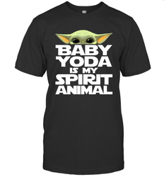 Baby Yoda Is My Spirit Animal Men's T-Shirt - kambletee
