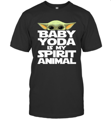 Baby Yoda Is My Spirit Animal Men's T-Shirt - kambletee
