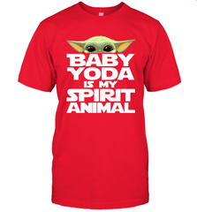 Baby Yoda Is My Spirit Animal Men's T-Shirt - kambletee