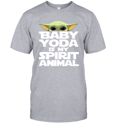 Baby Yoda Is My Spirit Animal Men's T-Shirt - kambletee