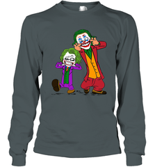 Double Joker Calvin and Hobbes Long Sleeve T-Shirt - kambletee