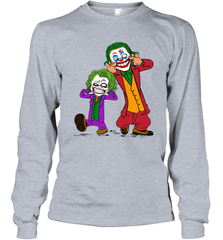 Double Joker Calvin and Hobbes Long Sleeve T-Shirt - kambletee