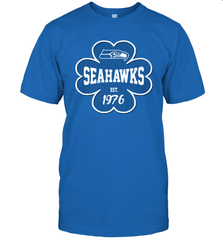 Patrick's Day Shamrock For Seattle Seahawks Fans Men's T-Shirt - kambletee