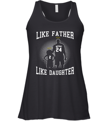 Like Father Like Daughter Kobe Bryant Gianna Bryant Racerback Tank - kambletee