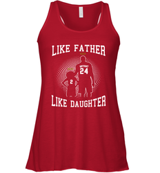 Like Father Like Daughter Kobe Bryant Gianna Bryant Racerback Tank - kambletee