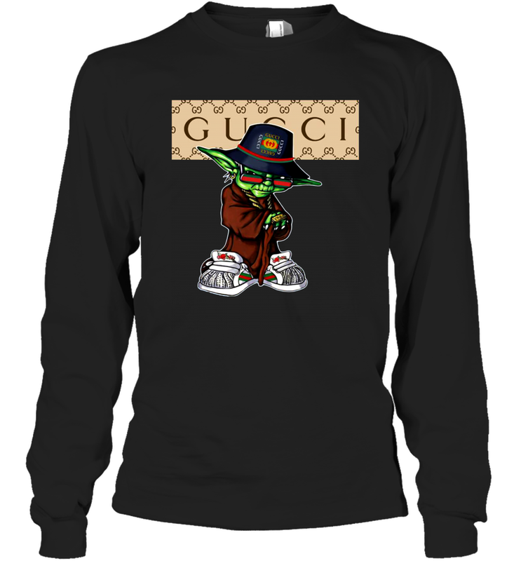 Star Wars Yoda wear a hat Gucci Long Sleeve T-Shirt - kambletee