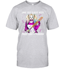 Harley Quinn Fight Like A Warrior Cancers Awareness Men's T-Shirt - kambletee