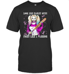 Harley Quinn Fight Like A Warrior Cancers Awareness Men's T-Shirt - kambletee